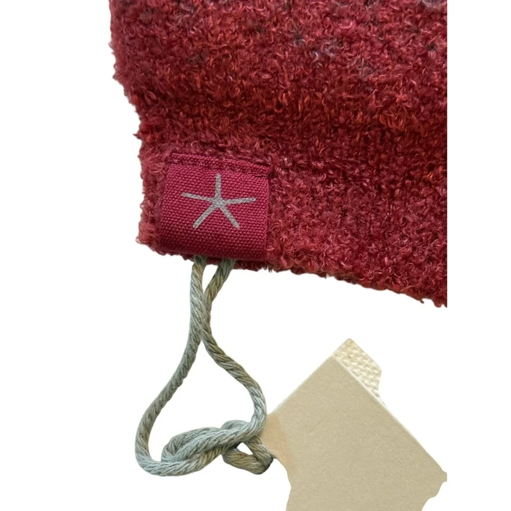 Barefoot‎ Dreams Cozychic Lite Confetti Beanie in Crimson - Rosewood NWT!